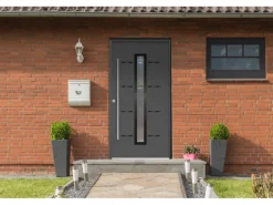 Sicherheits-Haustür ThermoSpace Prime Milano RC2 Komfort Anthr. 100x210 cm DIN L