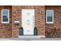 Sicherheits-Haustür ThermoSpace Prime Wien RC2 Komfort Weiß 110 x 210 cm R