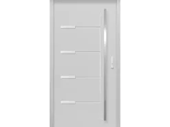 Sicherheits-Haustür ThermoSpace Oslo Prime RC2 Grau 100 x 210 cm Anschlag R