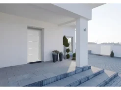 Sicherheits-Haustür ThermoSpace Oslo Prime RC2 Grau 100 x 210 cm Anschlag R