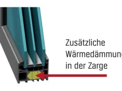 Sicherheits-Seitenteil RC2 für Thermospace Haustür Paris Prime RC2 Anthrazit