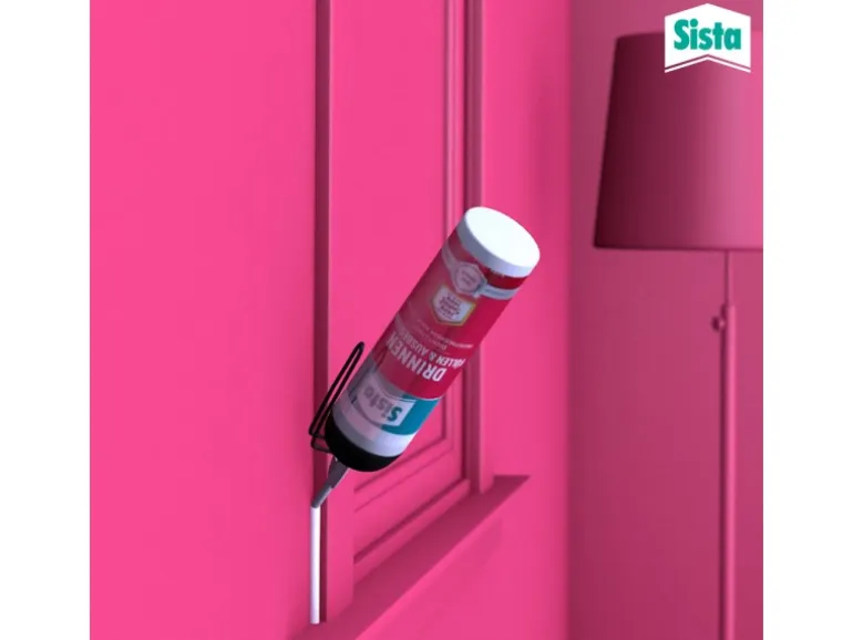 Sista Acryl Dichtstoff Drinnen Füllen & Ausbessern Spender Weiß 100 ml