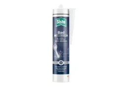 Sista Bad Sanitär Silikon 280 ml Kartusche Weiß