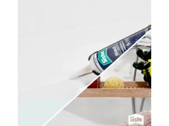 Sista Bad Sanitär Silikon 280 ml Kartusche Weiß