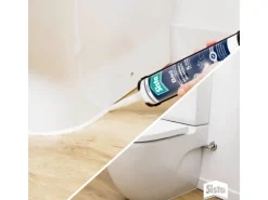 Sista Bad Sanitär Silikon 280 ml Kartusche Weiß