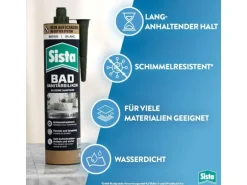 Sista Sanitär-Silikon für Bad & Küche Weiß 280 ml