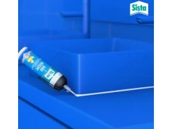 Sista Silikon Dichtstoff Bad & Küche Spender Weiß 100 ml