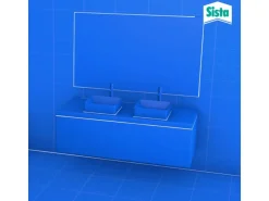 Sista Silikon Dichtstoff Bad & Küche Spender Weiß 100 ml