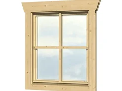 Skan Holz Einzelfenster BxH 57,5 x 70,5 cm Anschlag rechts für 28 mm Häuser