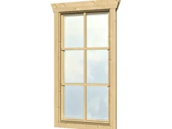 Skan Holz Einzelfenster BxH 57,5 x 123,5 cm Anschlag rechts für 45 mm Häuser
