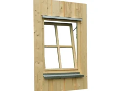 Skan Holz Einzelfenster Rahmenaußenmaß 69,1 x 82,1 cm Weiß
