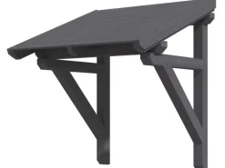 Skan Holz Haustür-Vordach Potsdam 1 Schiefergrau lasiert 176 cm x 156 cm