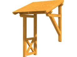 Skan Holz Haustür-Vordach Potsdam 3 Eiche hell lasiert 176 cm x 156 cm