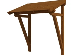 Skan Holz Haustür-Vordach Paderborn 2 Nussbaum lasiert 242 cm x 156 cm