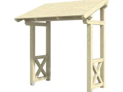 Skan Holz Haustür-Vordach Paderborn 4 Natur 242 cm x 156 cm