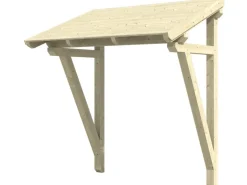 Skan Holz Haustür-Vordach Paderborn 2 Natur 242 cm x 156 cm