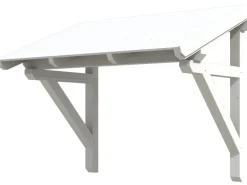 Skan Holz Haustür-Vordach Paderborn 1 Weiß lasiert 242 cm x 156 cm