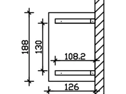 Skan Holz Haustür-Vordach Wesel 1 Weiß lasiert 188 cm x 126 cm