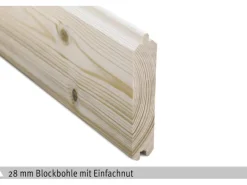 Skan Holz Holz-Gartenhaus BBH Madeira 2 Natur 350 cm x 303 cm