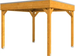 Skan Holz Holz-Pavillon Toulouse Eiche hell lasiert 294 cm x 294 cm