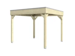Skan Holz Holz-Pavillon Toulouse Natur unbehandelt 294 cm x 294 cm