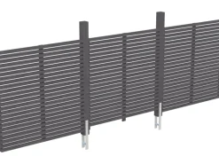 Skan Holz Rückwand Rhombus 550 x 160 cm Fichte Schiefergrau