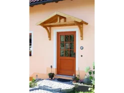 Skan Holz Satteldach-Vordach Stettin 180 cm x 80 cm für Einzeltür