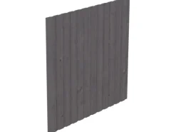 Skan Holz Seitenwand Deckelschalung 230 x 220 cm Fichte Schiefergrau