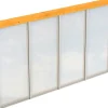 Skan Holz Seitenwand m. Polycarbonatplatten (WA) 355 x 200 cm Fichte Eiche hell
