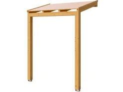 Skan Holz Vordach Prerow 203 cm x 128 cm Eiche Hell