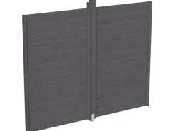 Skan Holz Wand für Pavillon Toulouse 270 x 209 cm Schiefergrau
