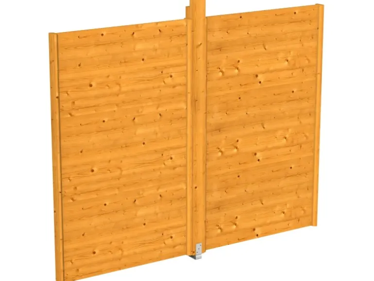 Skan Holz Wand für Pavillon Toulouse 270 x 209 cm Eiche hell