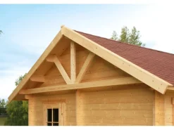 Skan Holz-Gartenhaus Bern 1 Basishaus B x T 420 cm x 420 cm