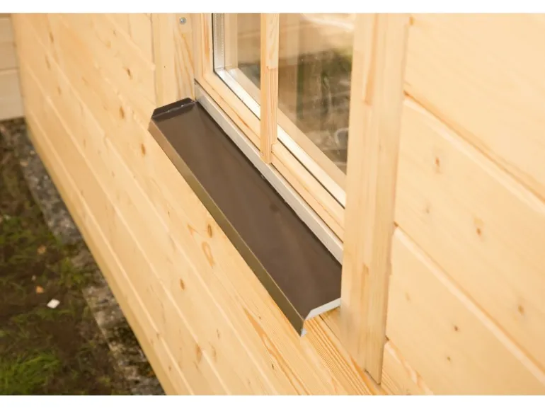 Skan Holz-Gartenhaus Bern 1 Basishaus B x T 420 cm x 420 cm