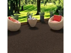 Snapstyle Kunstrasen Rasenteppich mit Noppen Kingston Braun 200x450cm