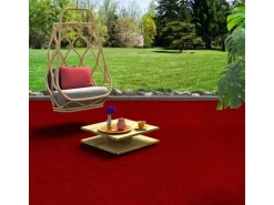 Snapstyle Kunstrasen Rasenteppich mit Noppen Kingston Rot 200x100cm