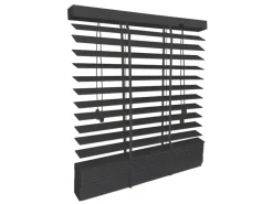 Sol Royal SolDecor BE5 Holzjalousie B90xH250cm Schwarz