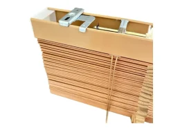 Sol Royal SolDecor BE5 Holzjalousie B90xH250cm Schwarz