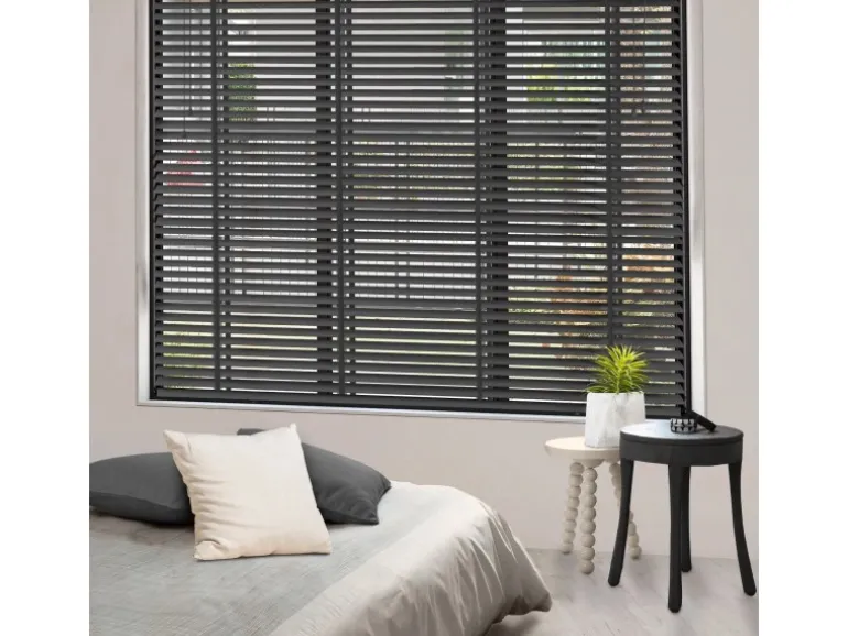 Sol Royal SolDecor BE5 Holzjalousie B90xH250cm Schwarz