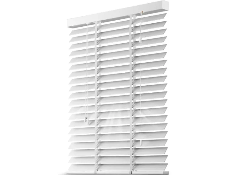 Sol Royal SolDecor BE5 Holzjalousie B90xH250cm Weiß