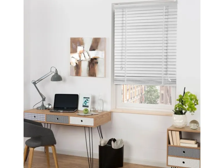 Sol Royal SolDecor BE5 Holzjalousie B90xH250cm Weiß