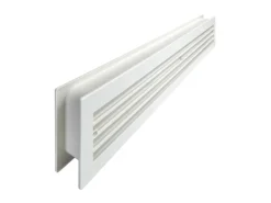 SOTECH 1 Paar Lüftungsgitter BRISE für Türen Schlitzlochung Silber