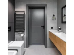 SOTECH 1 Paar Lüftungsgitter BRISE für Türen Schlitzlochung Silber