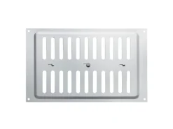 SOTECH Aluminium Lüftungsgitter Oval 260 x 165 mm mit Schiebeverschluss Verschließbar