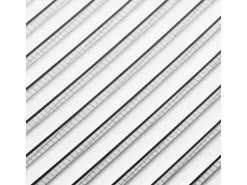 SOTECH Aluminium-Lüftungsgitter 125 x 125 mm Weiß Aufschraubbar mit Insektenschutz