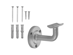 SOTECH Handlaufhalter ROBUST Silber Höhe 68 mm Ausladung 67,5 mm für Handläufe mit Ø 45 mm