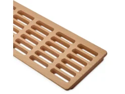 SOTECH Lüftungsgitter aus Massivholz 550 x 100 mm Buche Natur