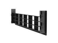 SOTECH Lüftungsgitter für Sockel 396 x 83 mm Schwarz