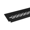 SOTECH Lüftungsgitter Lochblech 484 x 60 mm Schwarz