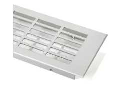 SOTECH Lüftungsgitter Lochung Eckig 250 mm Alu EV1